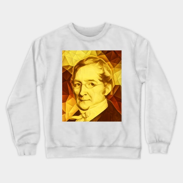 Bernard Courtois Golden Portrait | Bernard Courtois Artwork 9 Crewneck Sweatshirt by JustLit